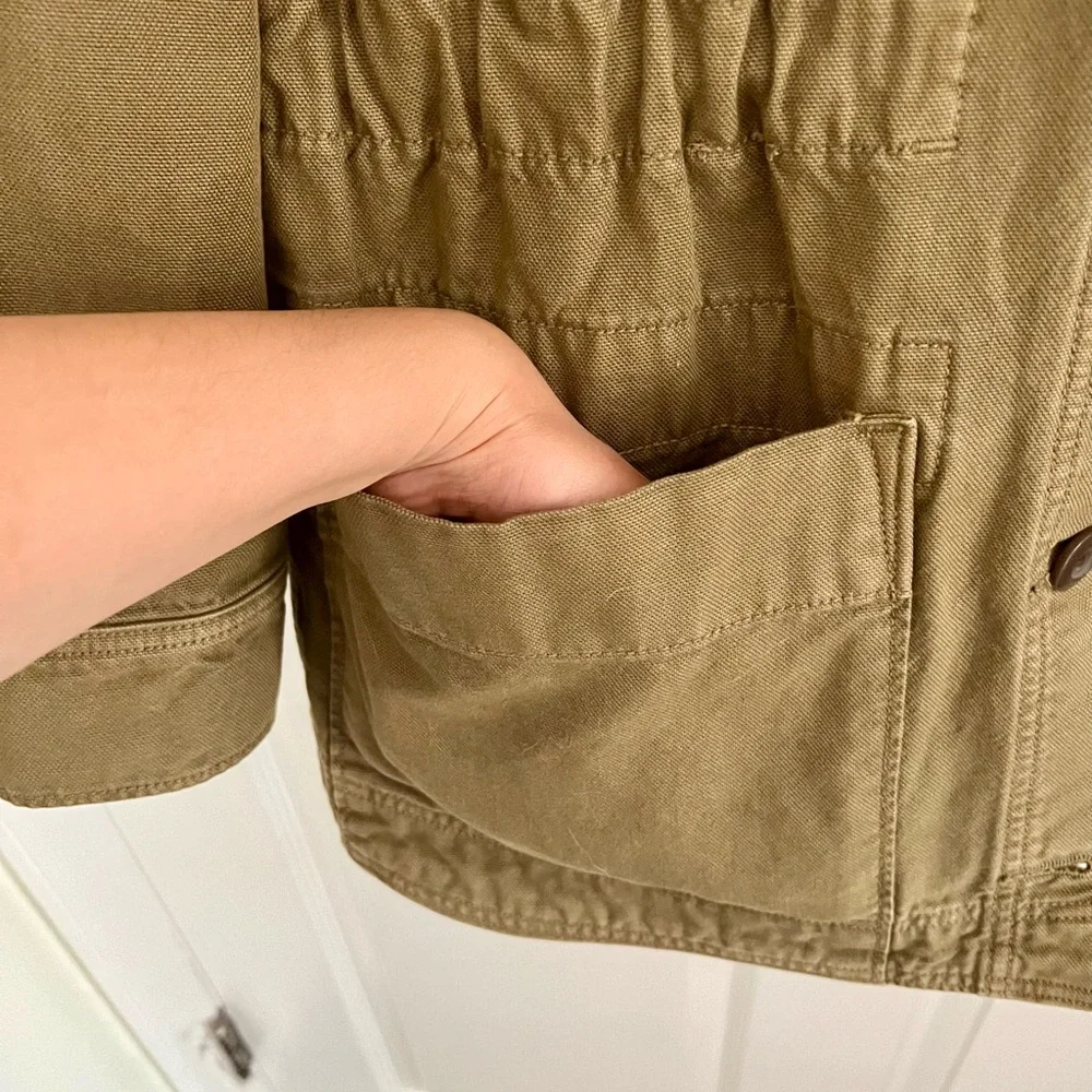 EVERLANE Cinchable Chore Jacket in Walnut - Picture 5 of 8